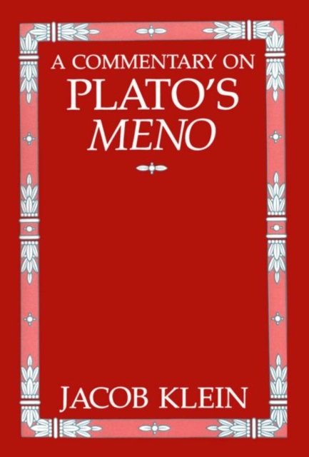 A Commentary on Plato's Meno, Hardback Book