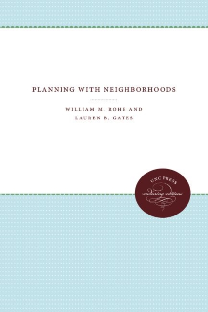 Planning with Neighborhoods, Hardback Book