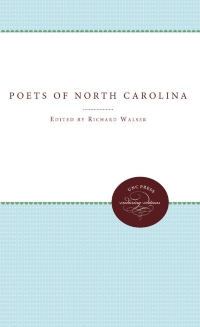 Poets of North Carolina, Paperback / softback Book