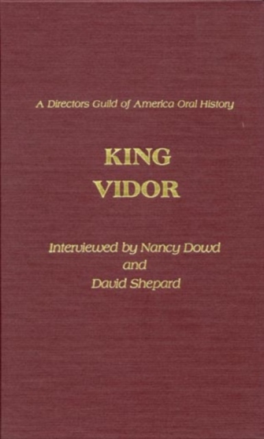 King Vidor, Hardback Book