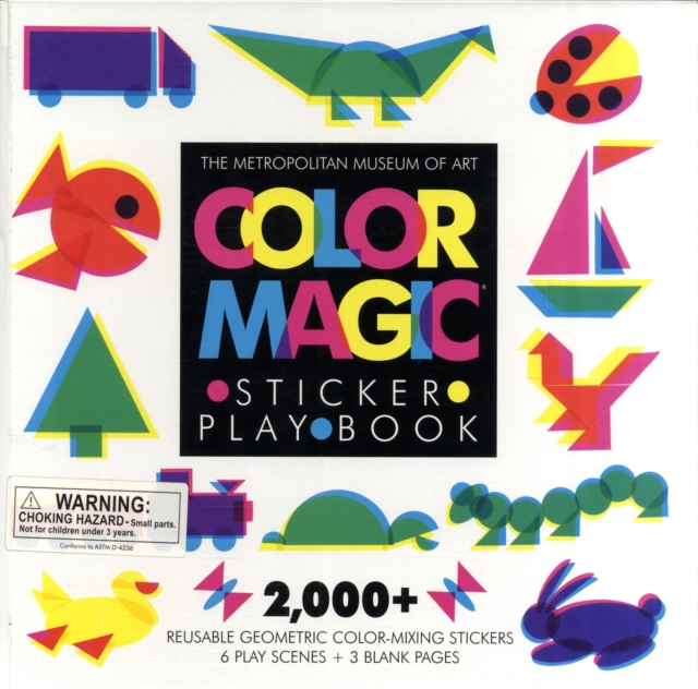Color Magic Sticker Play Book, Hardback Book