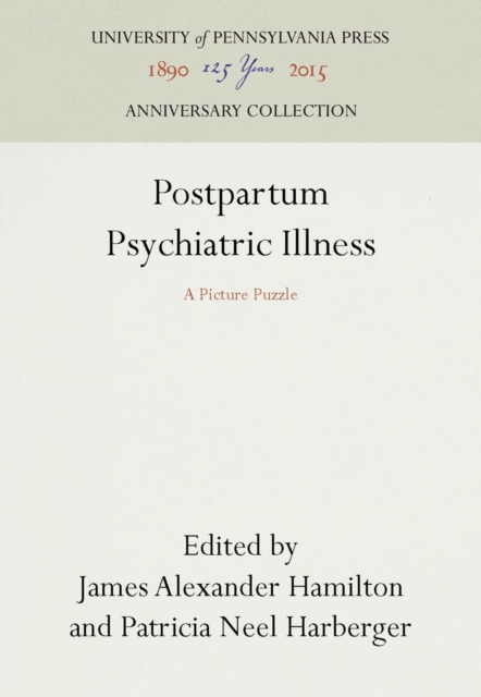 Postpartum Psychiatric Illness : A Picture Puzzle, Hardback Book