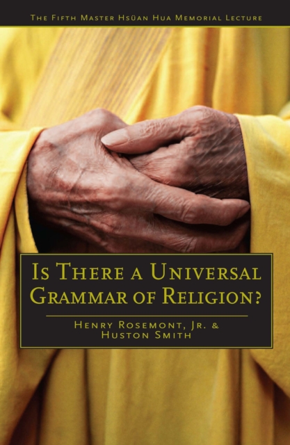 Is There a Universal Grammar of Religion?, Paperback / softback Book