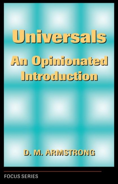 Universals : An Opinionated Introduction, Paperback / softback Book