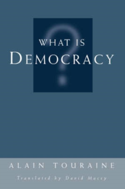 What Is Democracy?, Paperback / softback Book