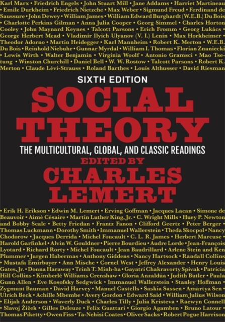 Social Theory : The Multicultural, Global, and Classic Readings, Paperback / softback Book
