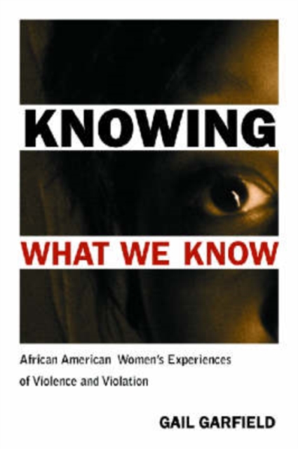 Knowing What We Know : African American Women's Experiences of Violence and Violation, Hardback Book