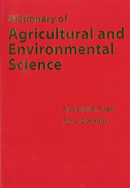 Dictionary of Agricultural and Environmental Science, Paperback / softback Book