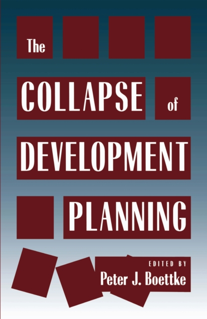 Collapse of Development Planning, PDF eBook