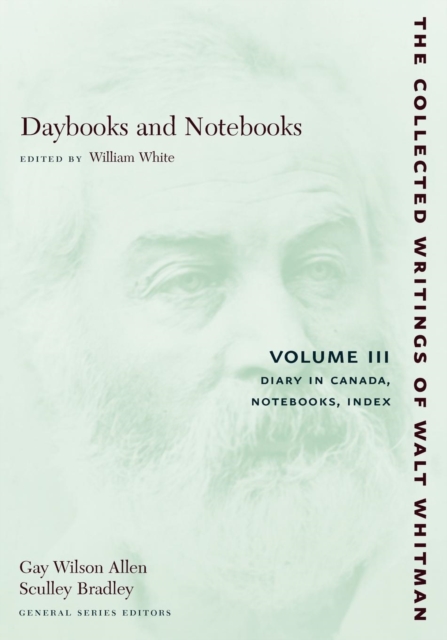 Daybooks and Notebooks: Volume III : Diary in Canada, Notebooks, Index, Paperback / softback Book
