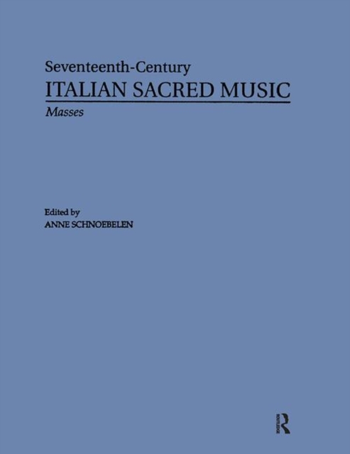 Masses by Giovanni Rovetta, Ortensio Polidori, Giovanni Battista Chinelli, Orazio Tarditi, Hardback Book