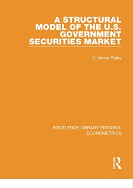 A Structural Model of the U.S. Government Securities Market, Paperback / softback Book