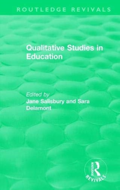 Qualitative Studies in Education (1995), Paperback / softback Book