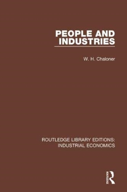 People and Industries, Paperback / softback Book