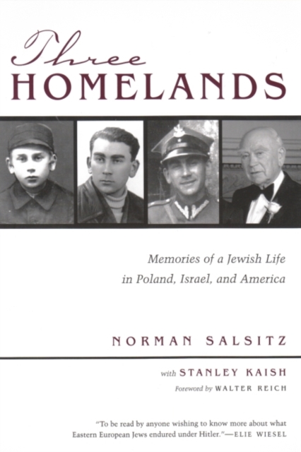 Three Homelands : Memories of a Jewish Life in Poland, Israel, and America, Hardback Book
