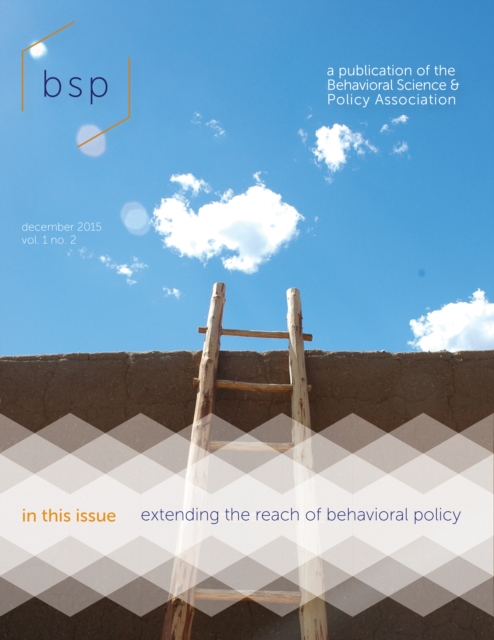 Behavioral Science & Policy, PDF eBook