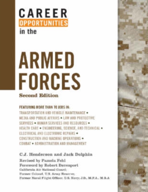Career Opportunities in the Armed Forces, Hardback Book