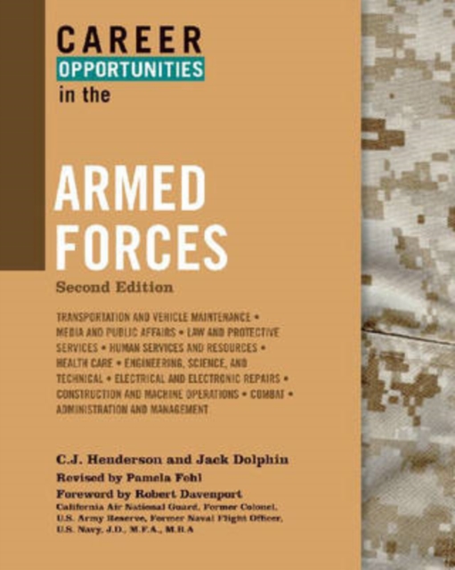 Career Opportunities in the Armed Forces, Paperback / softback Book