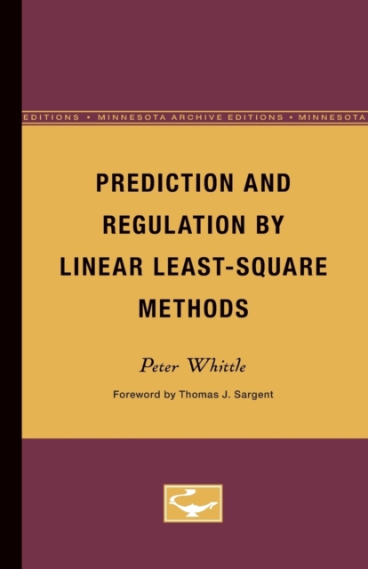 Prediction and Regulation by Linear Least-Square Methods, Paperback / softback Book