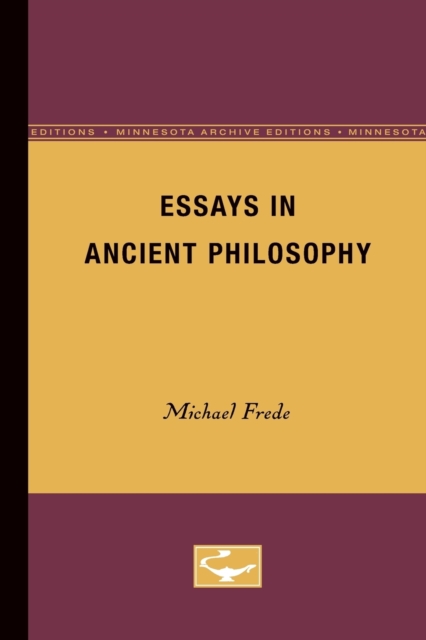 Essays in Ancient Philosophy, Paperback / softback Book
