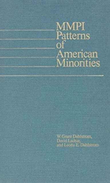 Mmpi Patterns Of American Minorities, Hardback Book