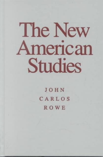 New American Studies, Hardback Book