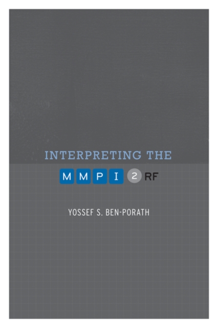 Interpreting the MMPI-2-RF, Hardback Book