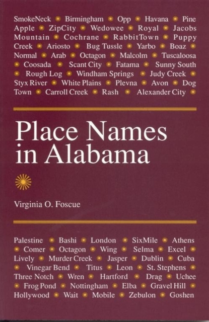 Place Names in Alabama, Paperback / softback Book