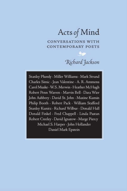 Acts of Mind : Conversations with Contemporary Poets, EPUB eBook