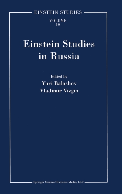 Einstein Studies in Russia, Hardback Book