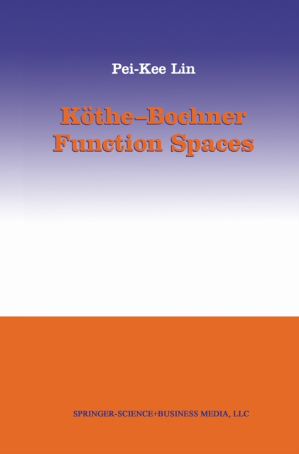 Kothe-Bochner Function Spaces, PDF eBook
