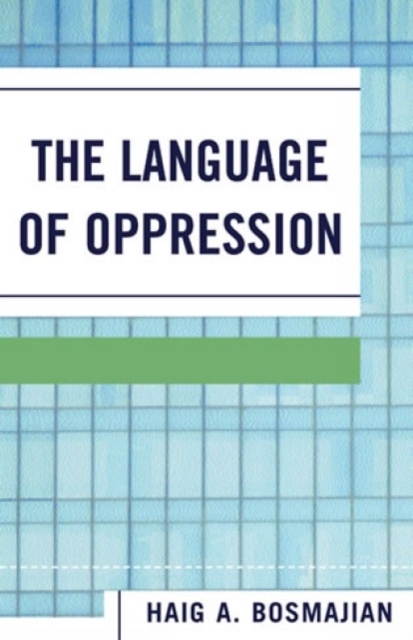 The Language of Oppression, Paperback / softback Book