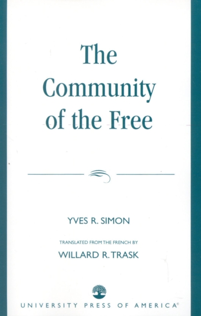 Community of the Free, Paperback / softback Book