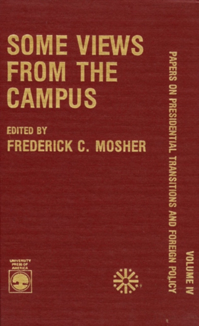 Some Views from the Campus, Hardback Book