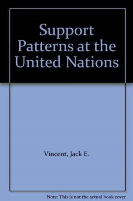 Support Patterns at the United Nations, Paperback / softback Book