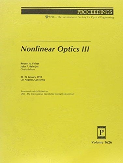 Nonlinear Optics Iii, Paperback / softback Book