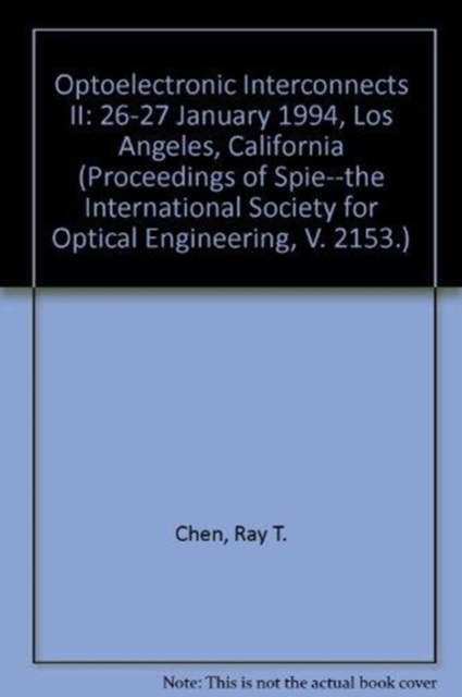 Optoelectronic Interconnects Ii, Paperback / softback Book