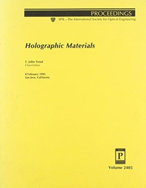 Holographic Materials, Paperback / softback Book