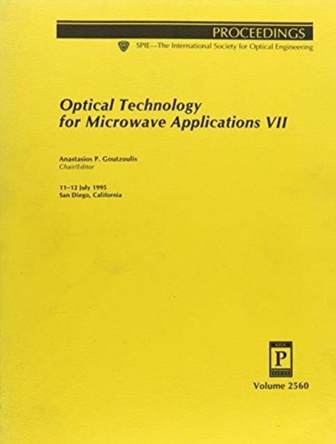 Optical Technology For Microwave Applications Vii, Paperback / softback Book