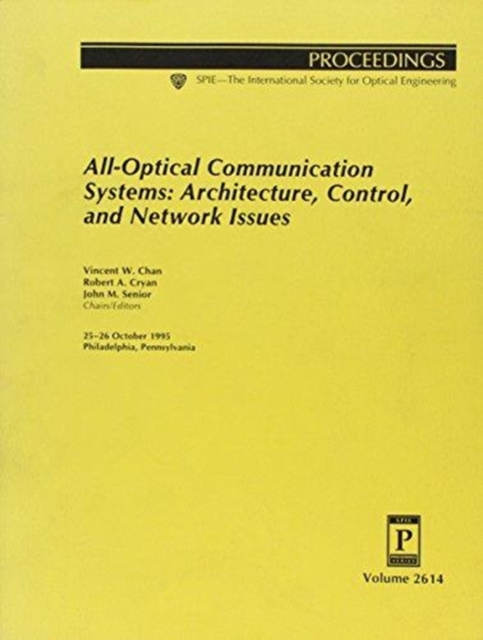 All Optical Communication Systems Architecture C, Paperback / softback Book