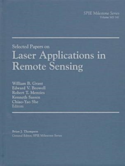 Laser Applications in Remote Sensing, Hardback Book