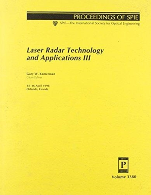 Laser Radar Technology and Applications Iii, Paperback / softback Book