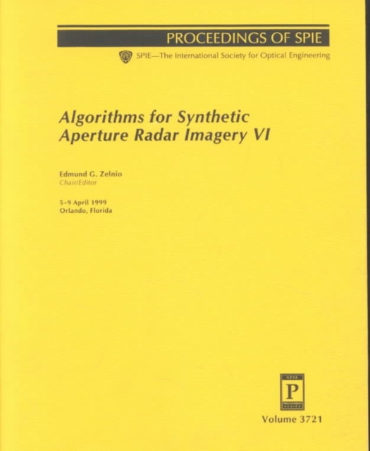 Algorithms For Synthetic Aperture Radar Imagery Vi, Paperback / softback Book