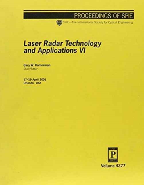 Laser Radar Technology and Applications VI, Paperback / softback Book