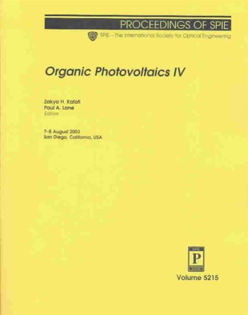 Organic Photovoltaics IV, Paperback / softback Book
