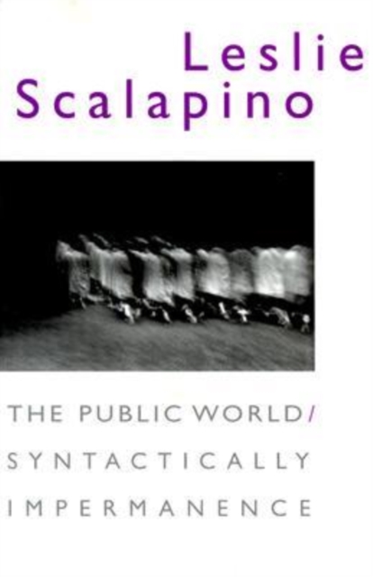 The Public World/Syntactically Impermanence, Paperback / softback Book