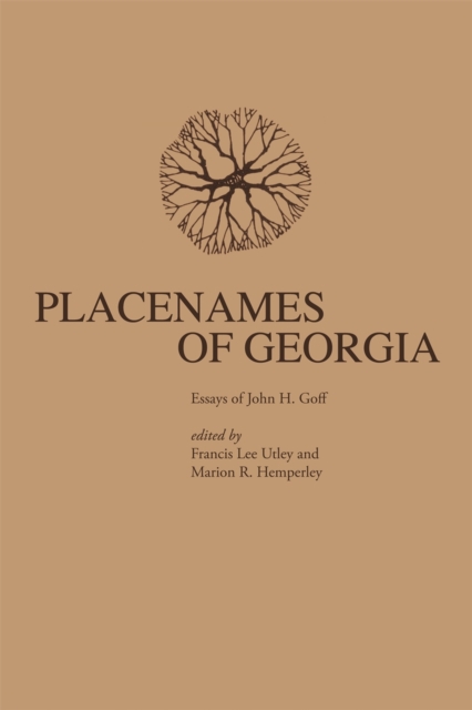 Placenames of Georgia, Paperback / softback Book