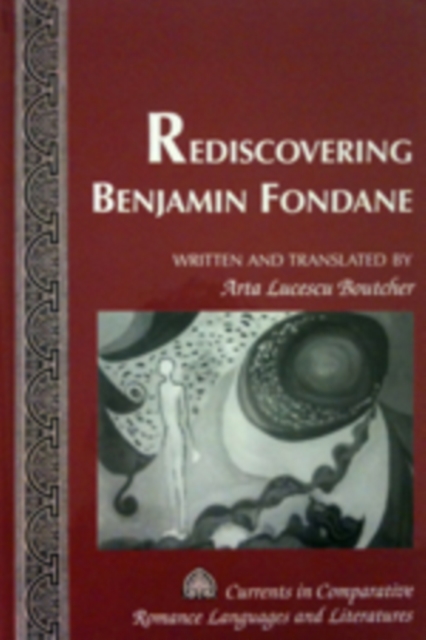 Rediscovering Benjamin Fondane, Hardback Book