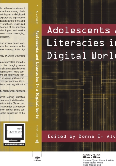 Adolescents and Literacies in a Digital World, Paperback / softback Book