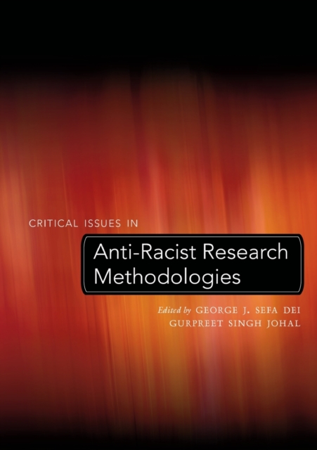 Critical Issues in Anti-Racist Research Methodologies, Paperback / softback Book